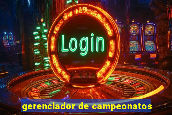 gerenciador de campeonatos