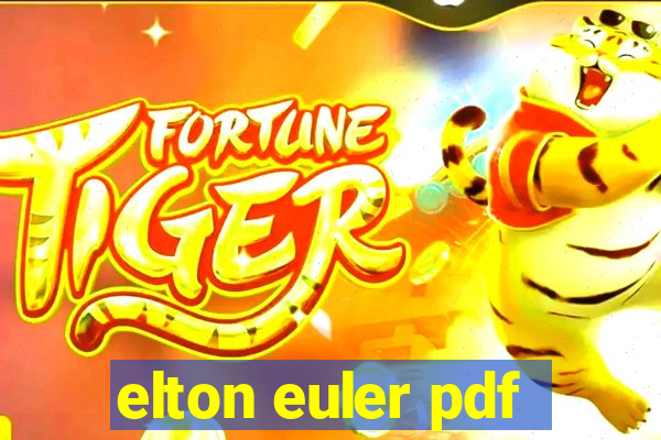 elton euler pdf