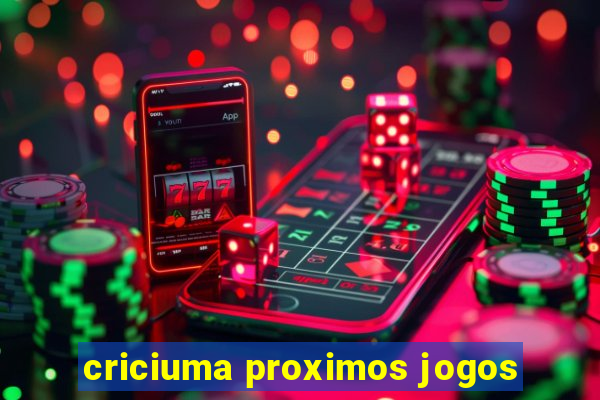 criciuma proximos jogos