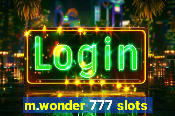 m.wonder 777 slots